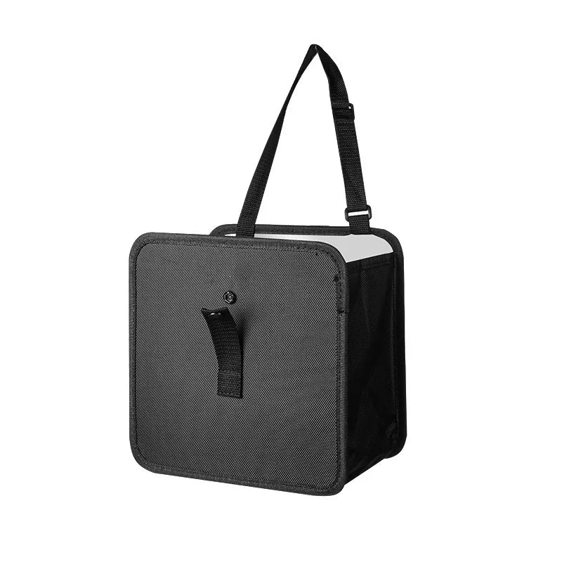 Car Trash Can Folding Portable Multifunctional Seat Back Hanging
