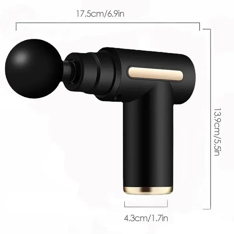 2024 Portable Fascia Gun Body Back Neck Leg Electric Frequency Impact
