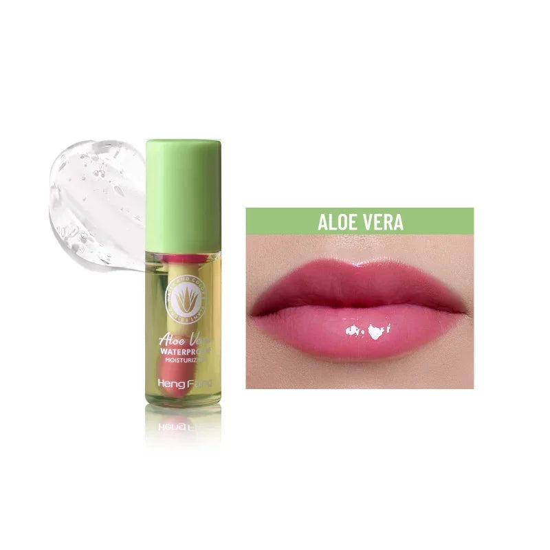 Water Light Lip Gloss Temperature Sensing Moisturizing Changing Balm Zpaxo 03 aloe vera