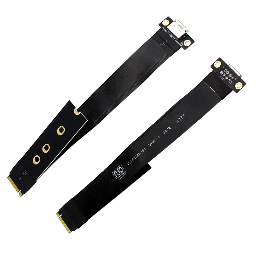 M 2 Oculink Adapter Cable Laptop External Graphics Card Extension