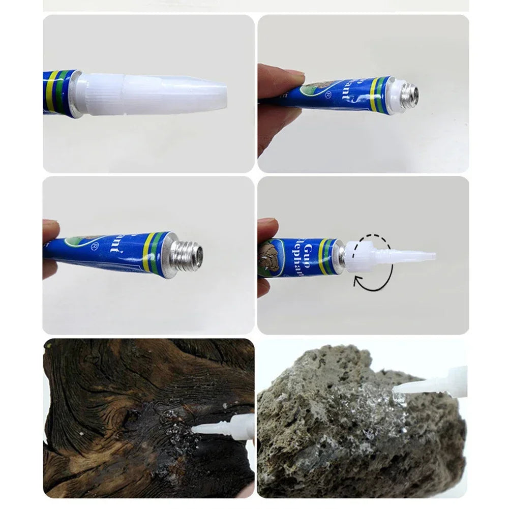 3/5/10Pcs Fish Tank Landscaping Moss Glue Aquarium Aquatic Water Grass Stick Fixing Glue Aquatic Plants Driftwood Underwater Gel Zpaxo