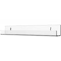 Clear Acrylic Floating Wall Shelf – Book & Display Storage