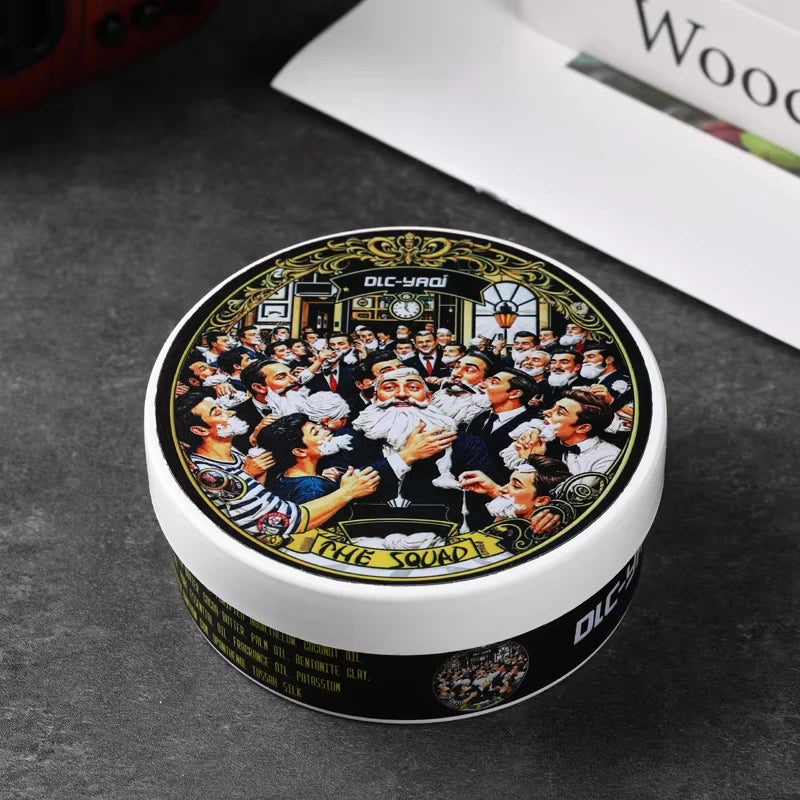 2026 New Arrival YAQI the Squad Atisan Shaving Soap 170g Artisanal Men's Grooming Essential for a Smooth Shave Zpaxo