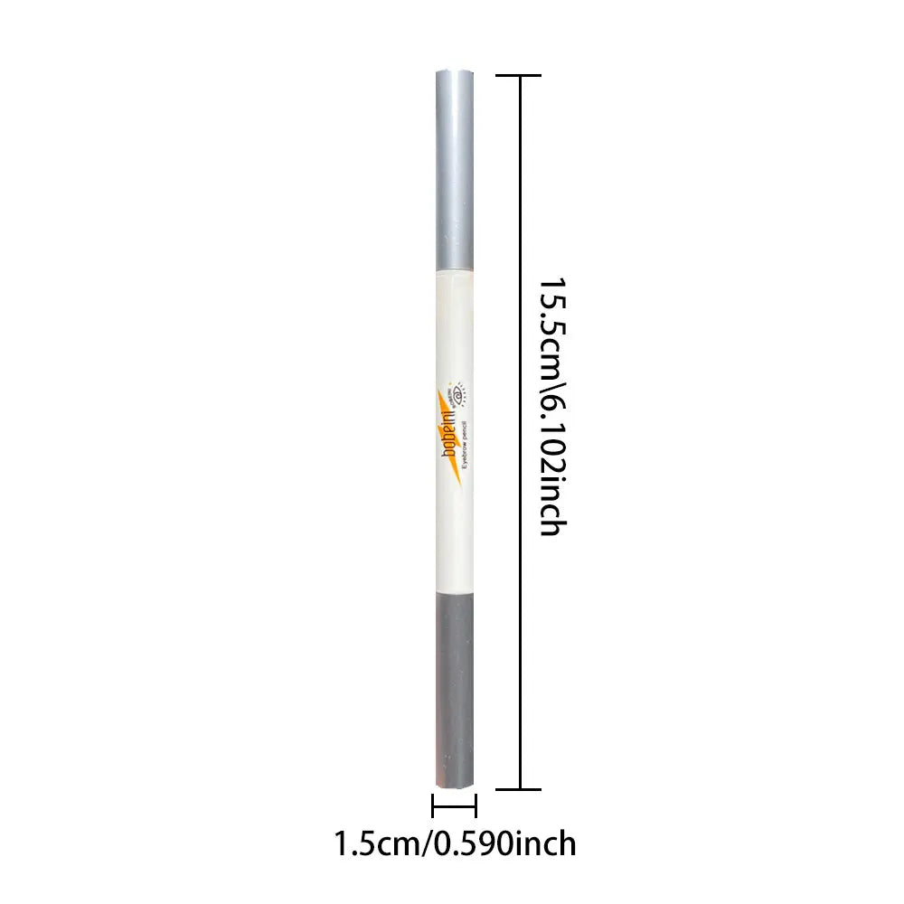 Double-ended fine-tip eyebrow pencil, waterproof, sweat-proof, smudge-proof, non-fading, natural color eyebrow pencil Zpaxo