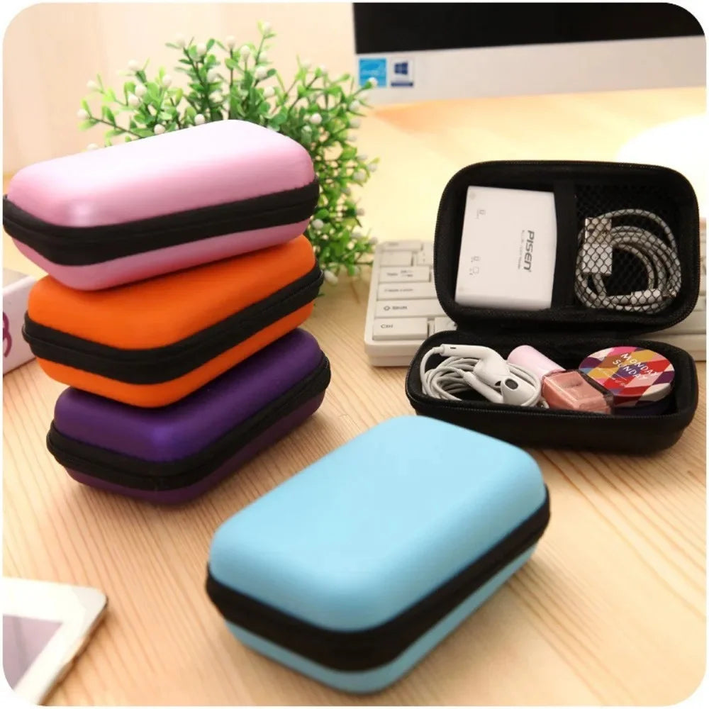 EVA Travel Cable Organizer Bag – Zipper Electronics Pouch Travel Organizer Bag Zpaxo
