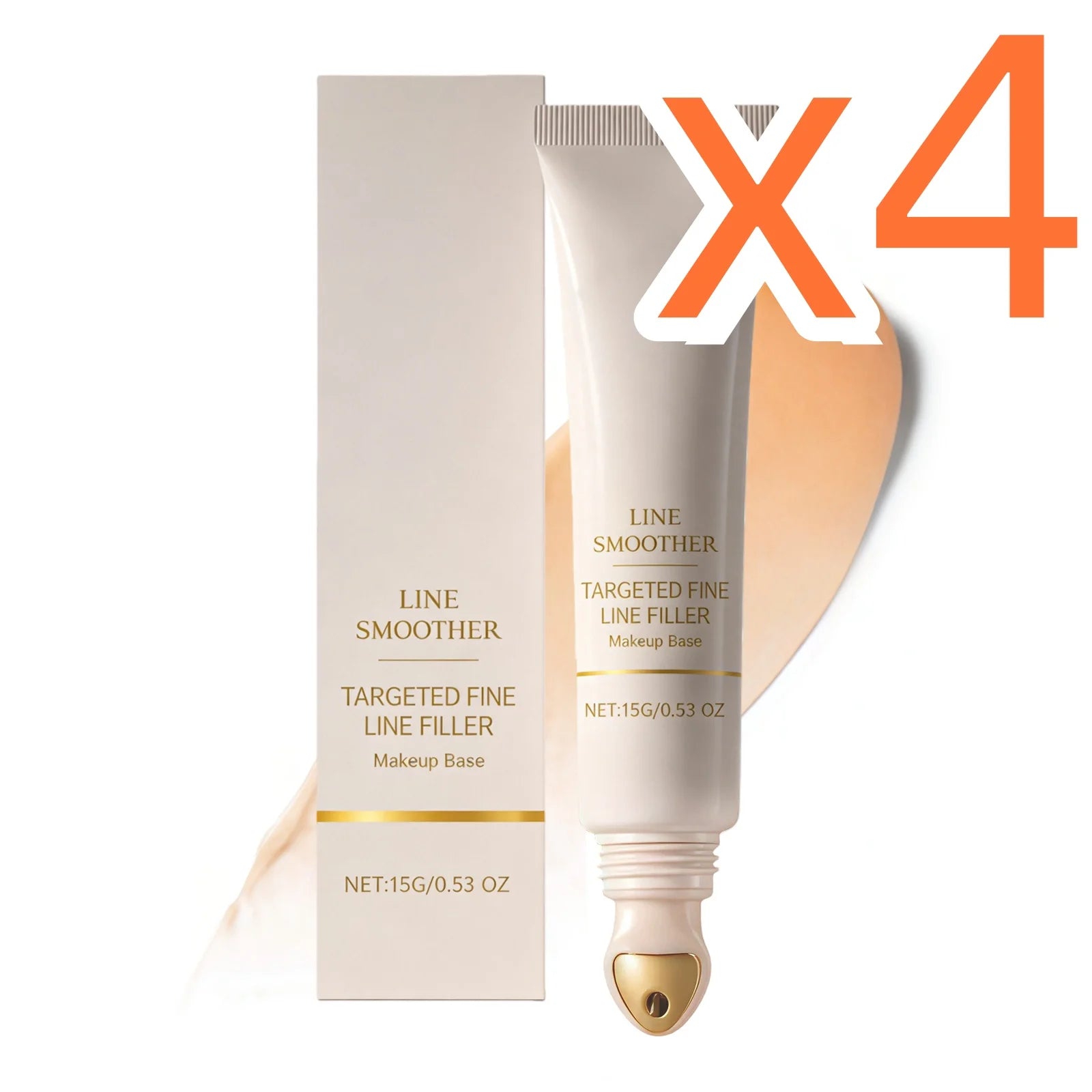 Nicotinamide 3-in-1 Makeup Primer – Pore Control, SPF & Brightening Face Makeup Primer Zpaxo 15g Boxed x4