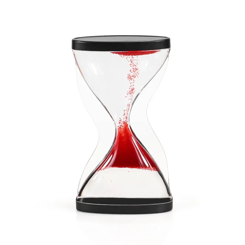 3 Colors Creative Upward Flowing Home Hourglass Timer Stress Reliever Office Desktop Ornaments Home Decoration Crafts Zpaxo Red upward flowing