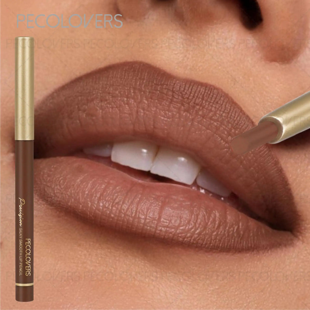 Matte Lip Liner Pencil Long Lasting Non-stick Moisturizing Formula Zpaxo