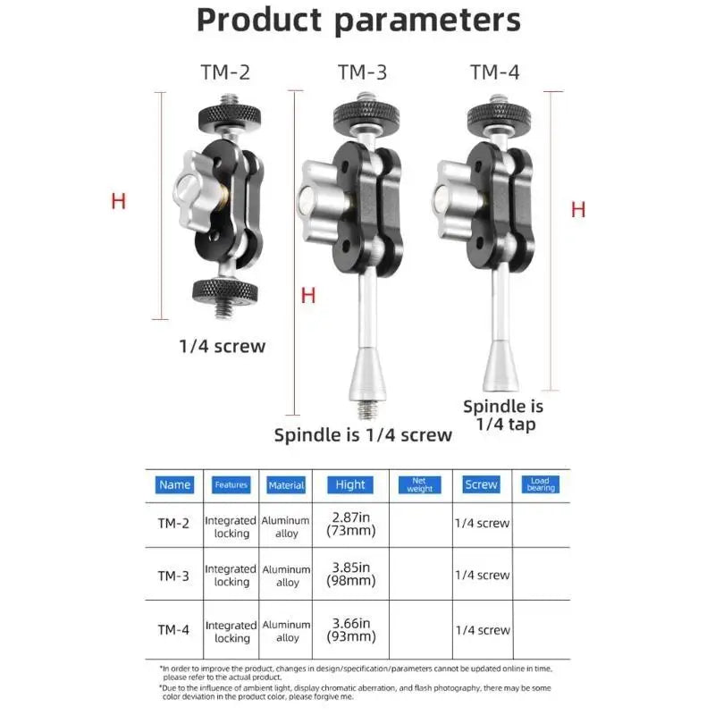 652F Aluminum Alloy Mini Arm Tripod Phone Photography Fill Light Zpaxo