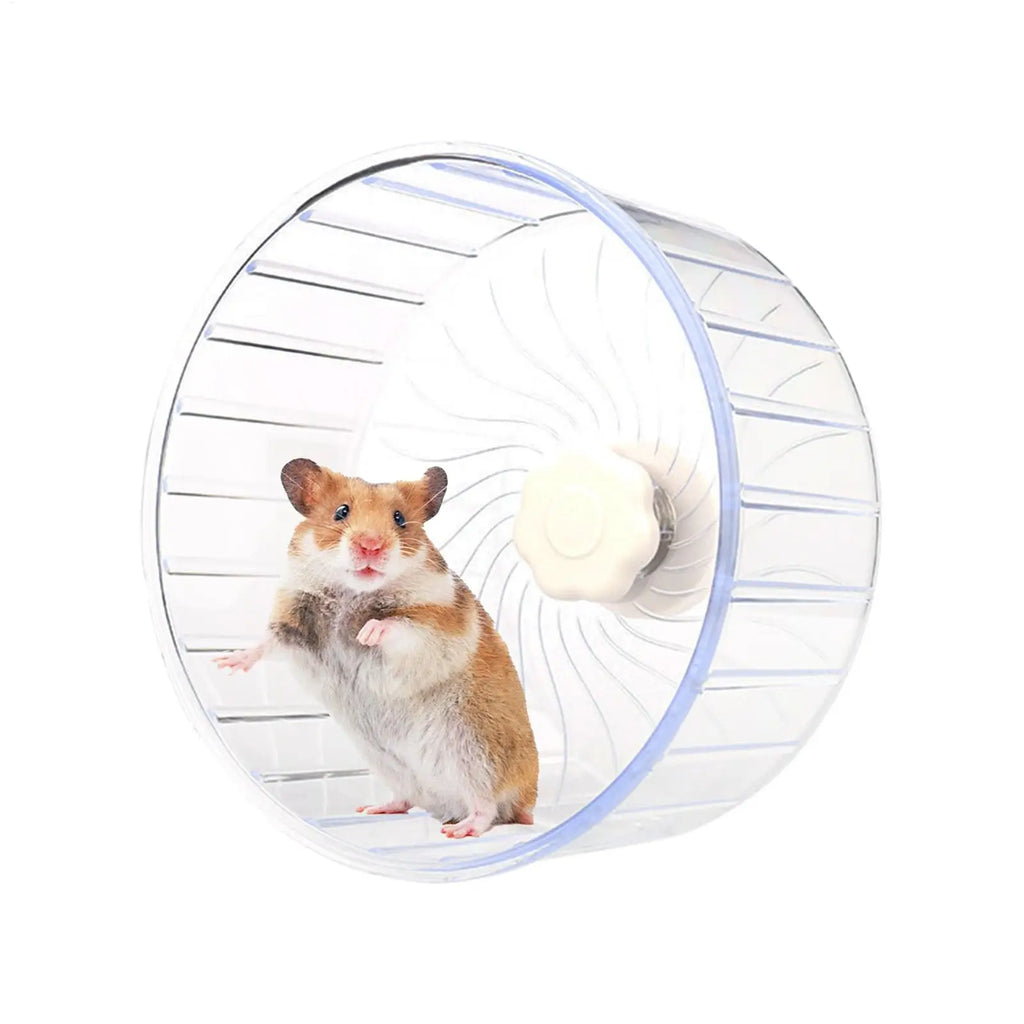 Hamster Wheel Small Double-Bearing Quiet Spinner Gerbil Small Animals Running Wheel for Mice Dwarf Animals Pets Cage Zpaxo