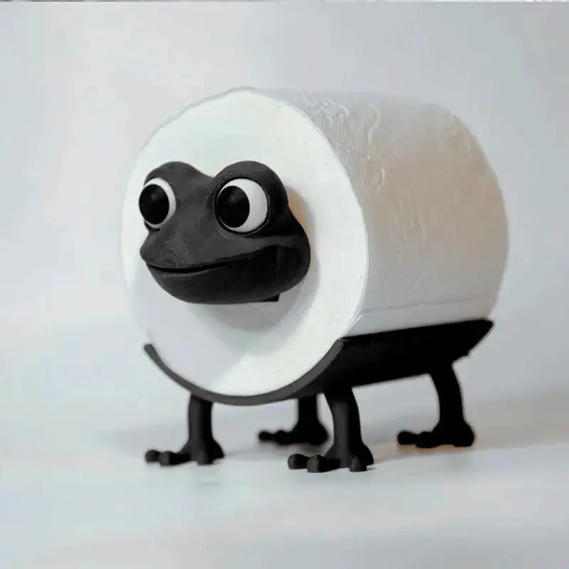 Cute Dog Shape Toilet Tissue Rack Standing Storage Roll Paper Holder