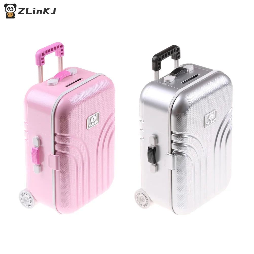 ▶1Pcs Mini Suitcase For 18 Inch American Doll & 1/3 & Newborn Baby Dolls Outdoor Travel Box Toy Accessories Zpaxo