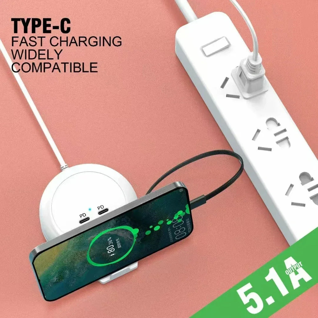 4-in-1 Fast Charger Power Strip – UK/US/EU Plugs, USB-C PD Travel Power Strip Zpaxo