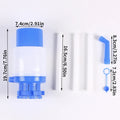 Water Bottles Pump Manual Hand Pressure Drinking Fountain Pressure Pump with Extra Short Tube and Cap Fits Most 5 Gallon Water Zpaxo J230515