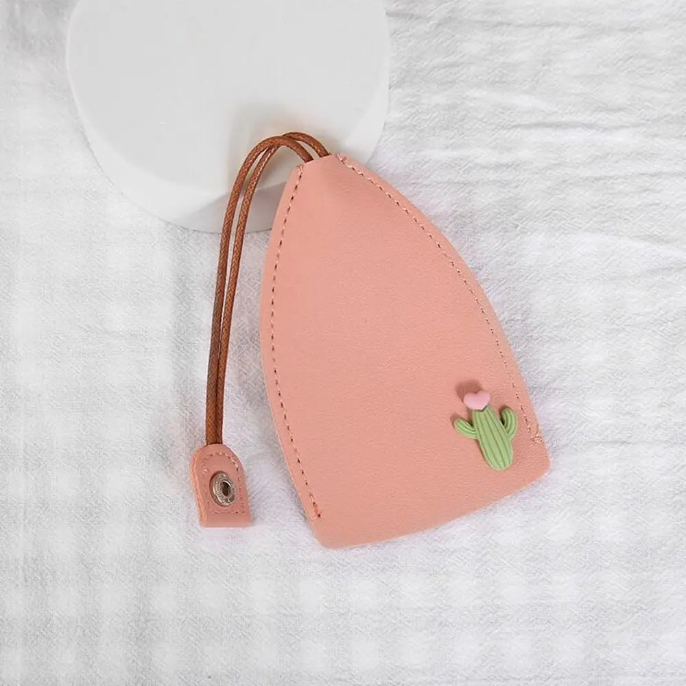 Pig Cartoon Strawberry Eggs PU Leather Rainbow Cherry Key Wallets Zpaxo
