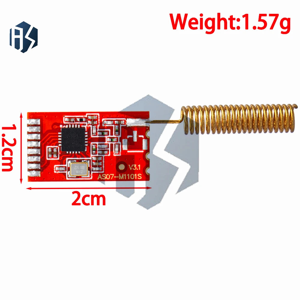 CC1101 433MHz RF Transceiver Module 10mW Low-power Wireless Sender Zpaxo