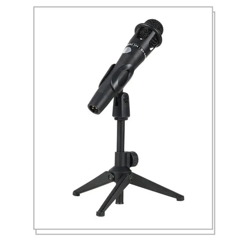 652F Heavy Duty Metal Desk Tripod Mic Stand Live Streaming Foldable Zpaxo