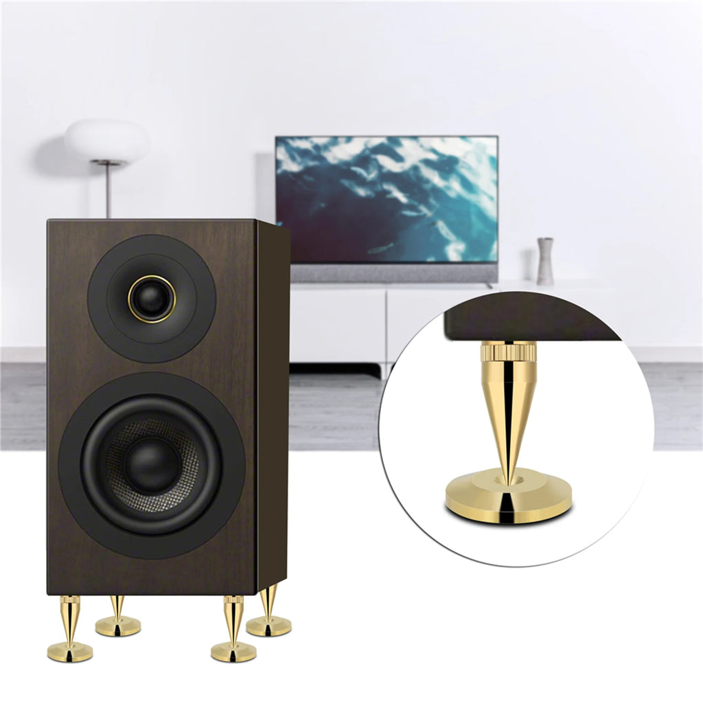 8 Pairs 6 X Copper Speaker Spike Isolation Stand Base Pad Feet Mat