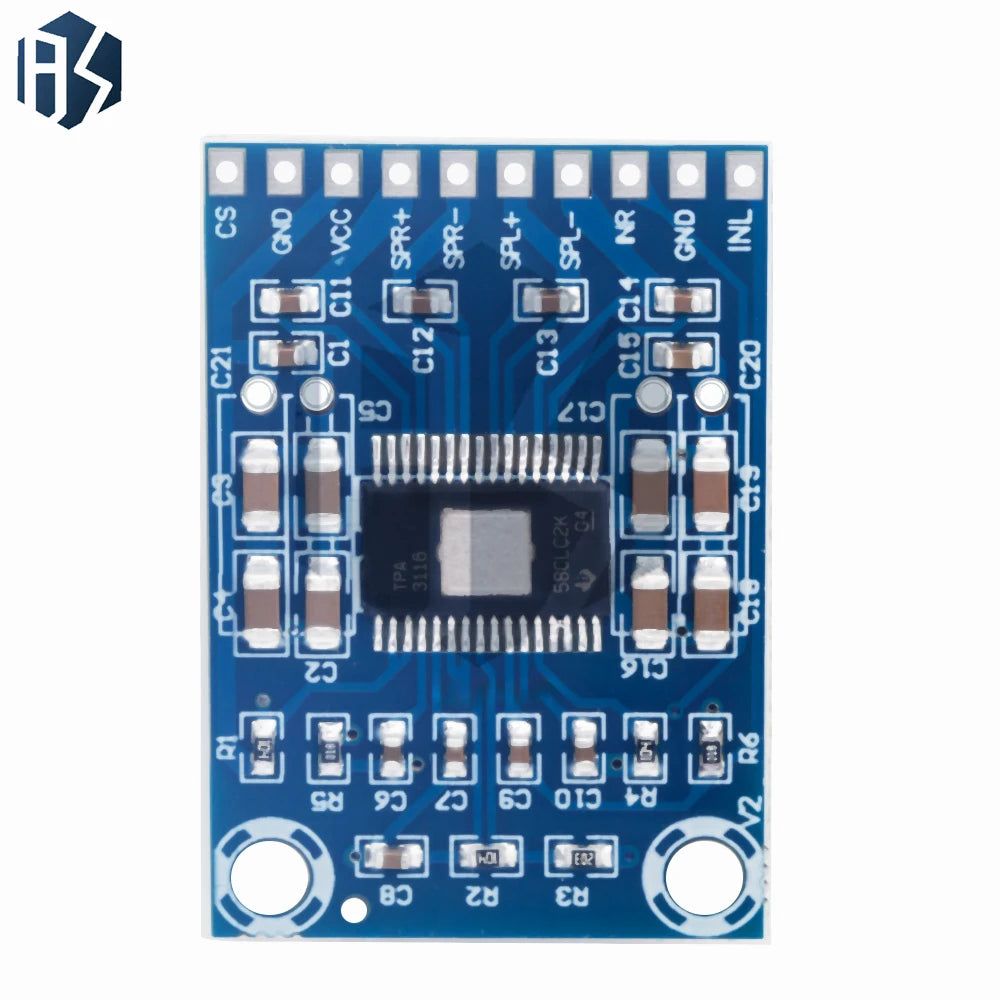 XH-M562 DC 12V-24V 2x50W Dual Channel Mini Digital Amplifier D Class Zpaxo