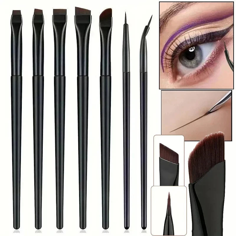 Upgrade Blade Eyeliner Brush Ultra Thin Fine Angle Flat Eyebrow Under