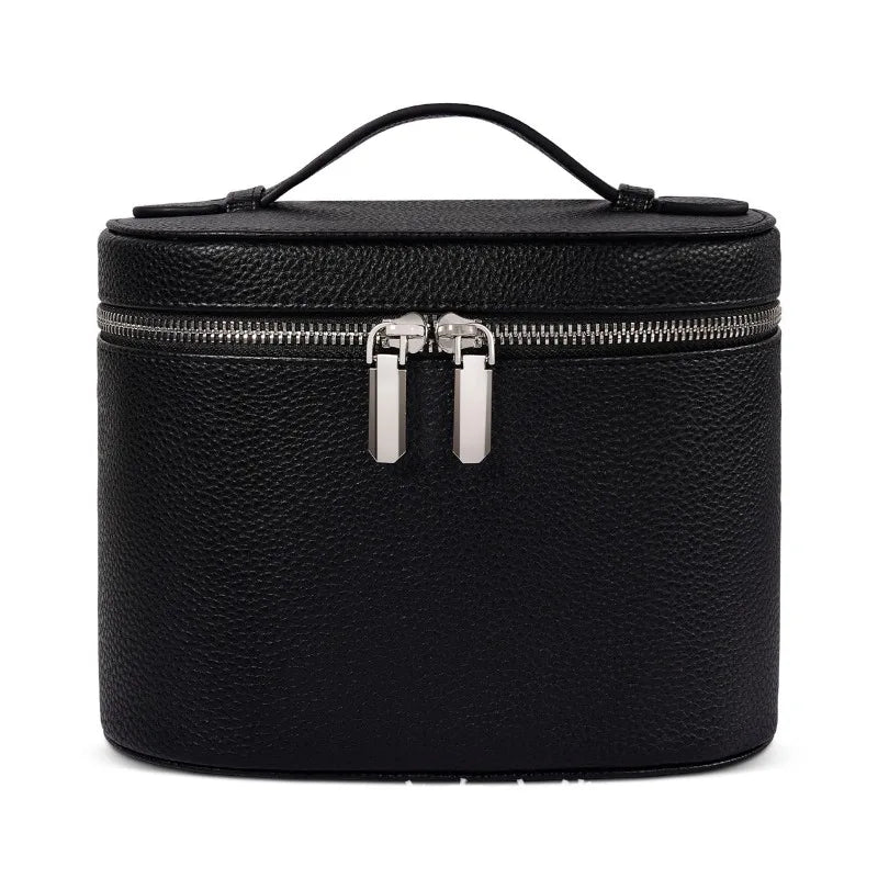 PU Leather Travel Makeup Bag – Large Capacity Cosmetic Organizer Travel Makeup Bag Zpaxo