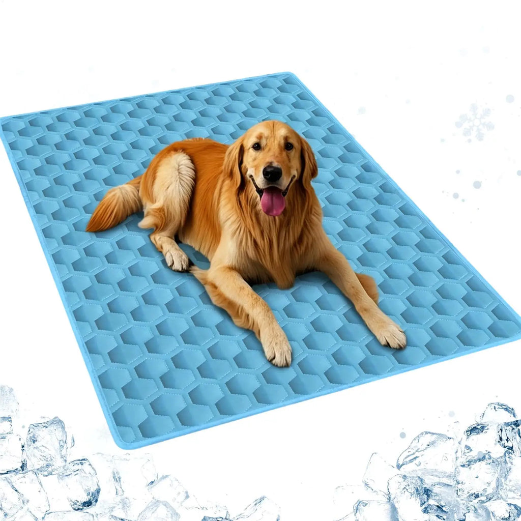 Dog Mat Cooling Summer Pad Dogs Cat Blanket Sofa Breathable Pet Bed