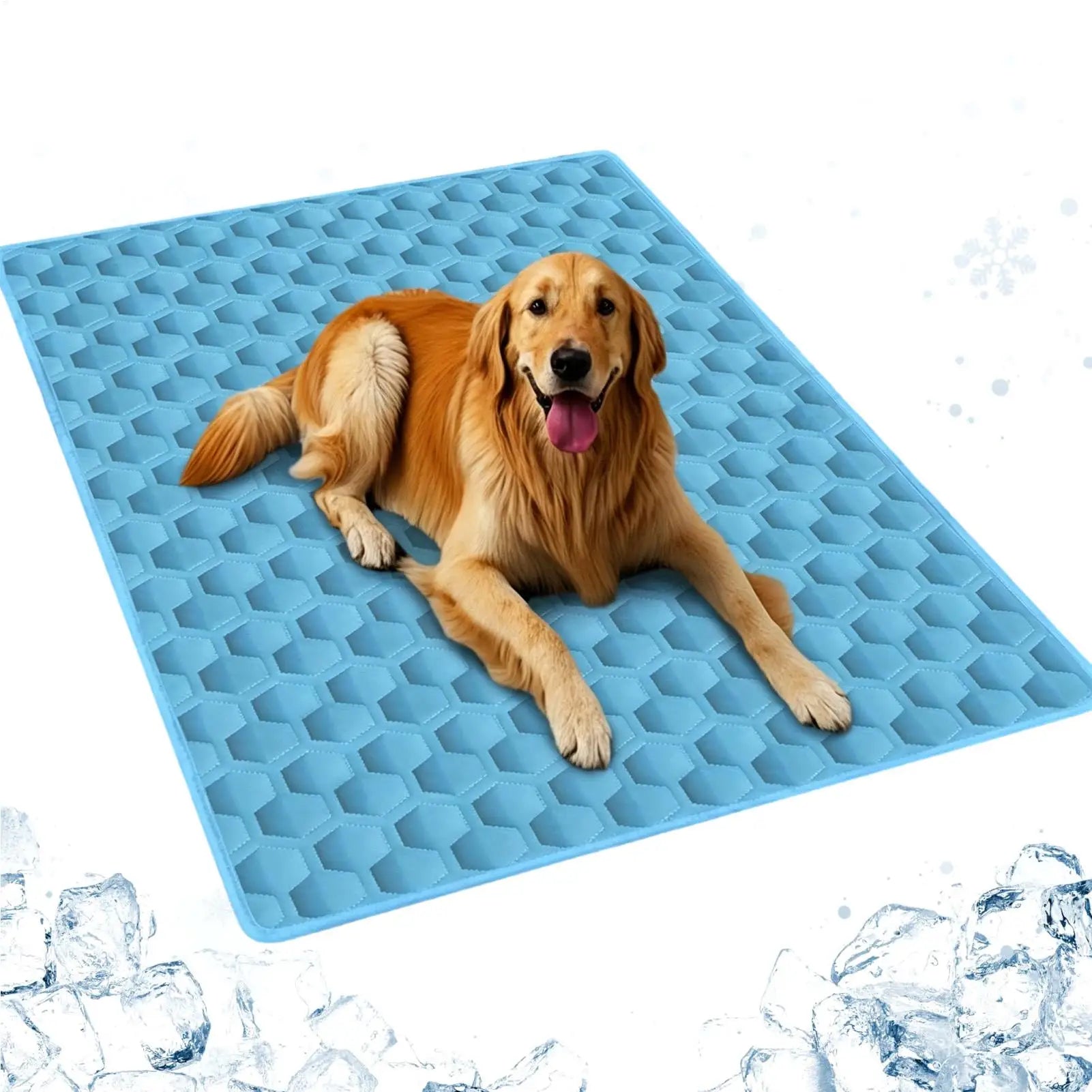 Dog Mat Cooling Summer Pad Dogs Cat Blanket Sofa Breathable Pet Bed