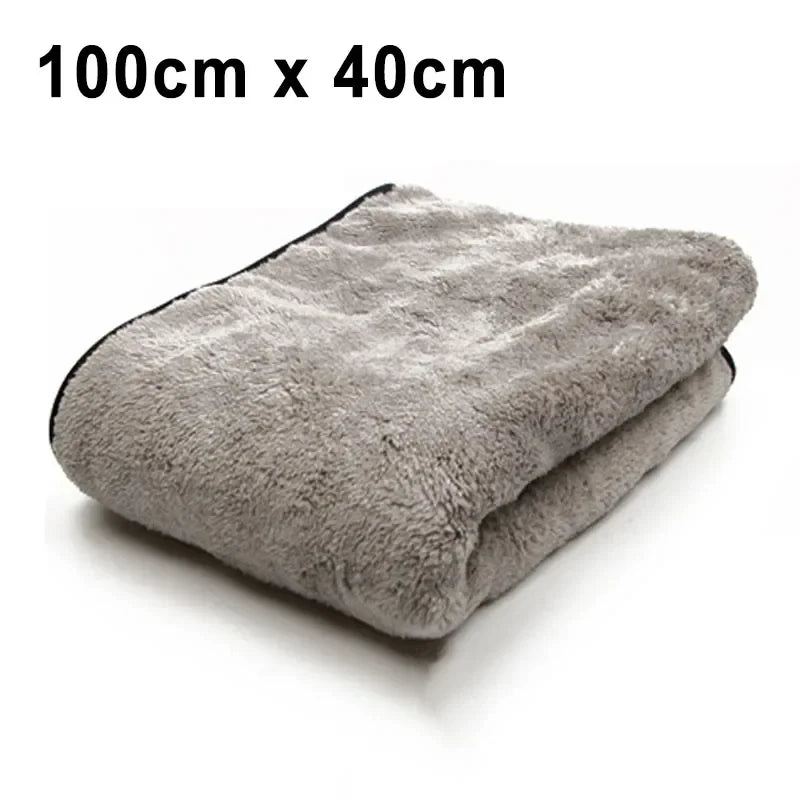 100x40 60x40cm Microfiber Car Wash Towel Fast Drying Auto Cleaning Zpaxo Upgrade 100x40cm