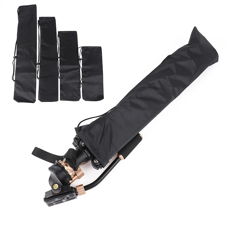 Portable 36 5- Mic Photography Light Tripod Stand Bag Monopod Black