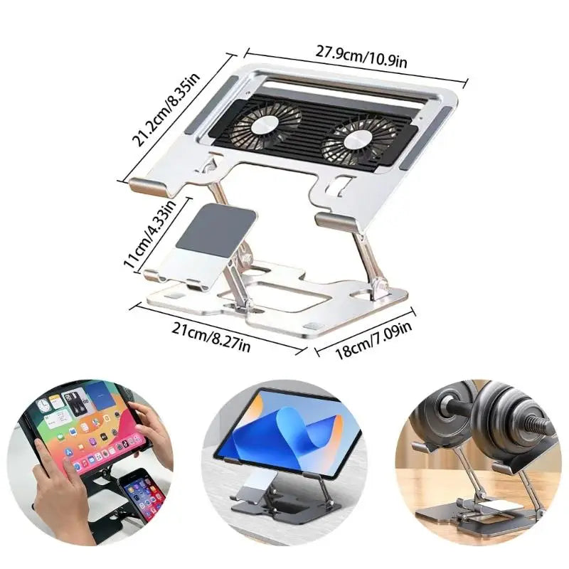 652F 1 Laptop Phone Stand Adjustable Gamer Support Bracket Holder Zpaxo