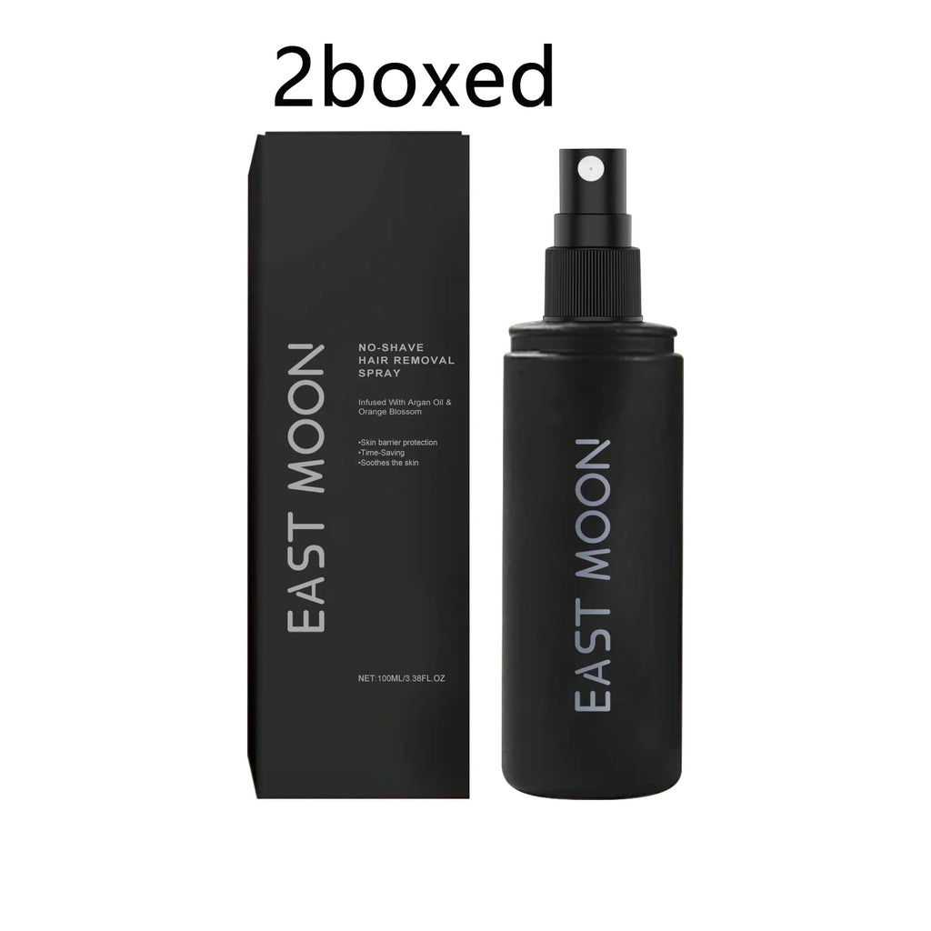 East Moon Argan Oil Hair Removal Spray Growth Inhibitor Body Intimate Area Good Smell Adult Permanent Painless Hair Remove Spray Zpaxo 200ml boxed