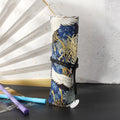 Japanese Retro Chinese Style Gold Foil Canvas Pen Case Student Minimalist Large Capacity Pencil Bag Zpaxo lanse