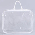 【CM】Clear Zippered Storage Bags With Zipper Handles Extra Large Capacity Closet Underbed Organizer For Clothes Bedding Comforter