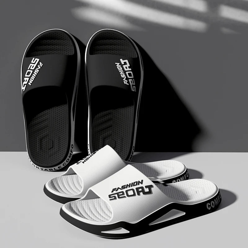 Men's Summer Fashion Slippers Home Soft Soles PVC Durable Material