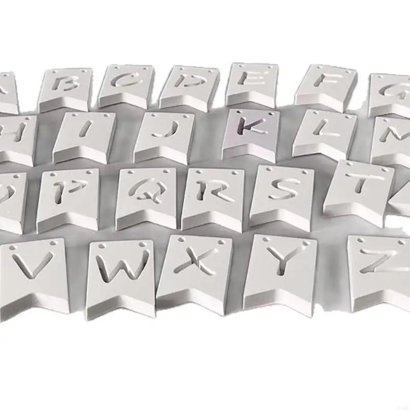 Letter Pendant Silicone Mold Baking Mould Crafting Tool Making Soap