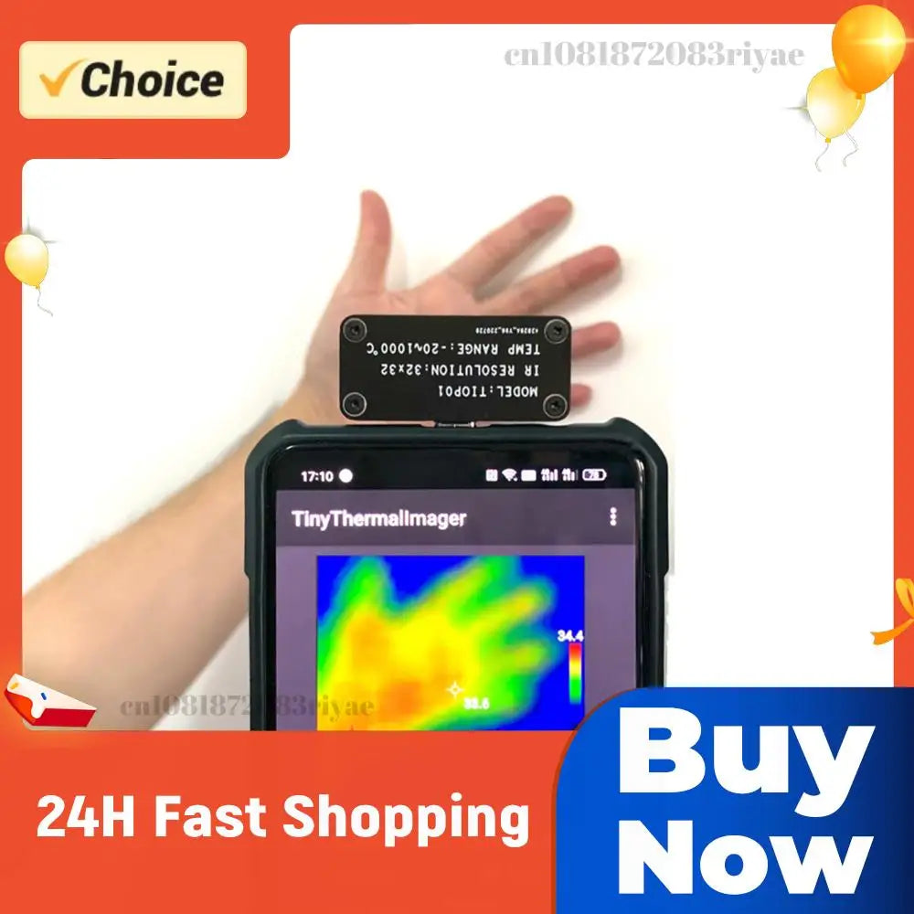 Mini Infrared Camera Professional External IR Thermograph Cameras 32x32Resolution Multiple Color Modes for Android Mobile Phone Zpaxo