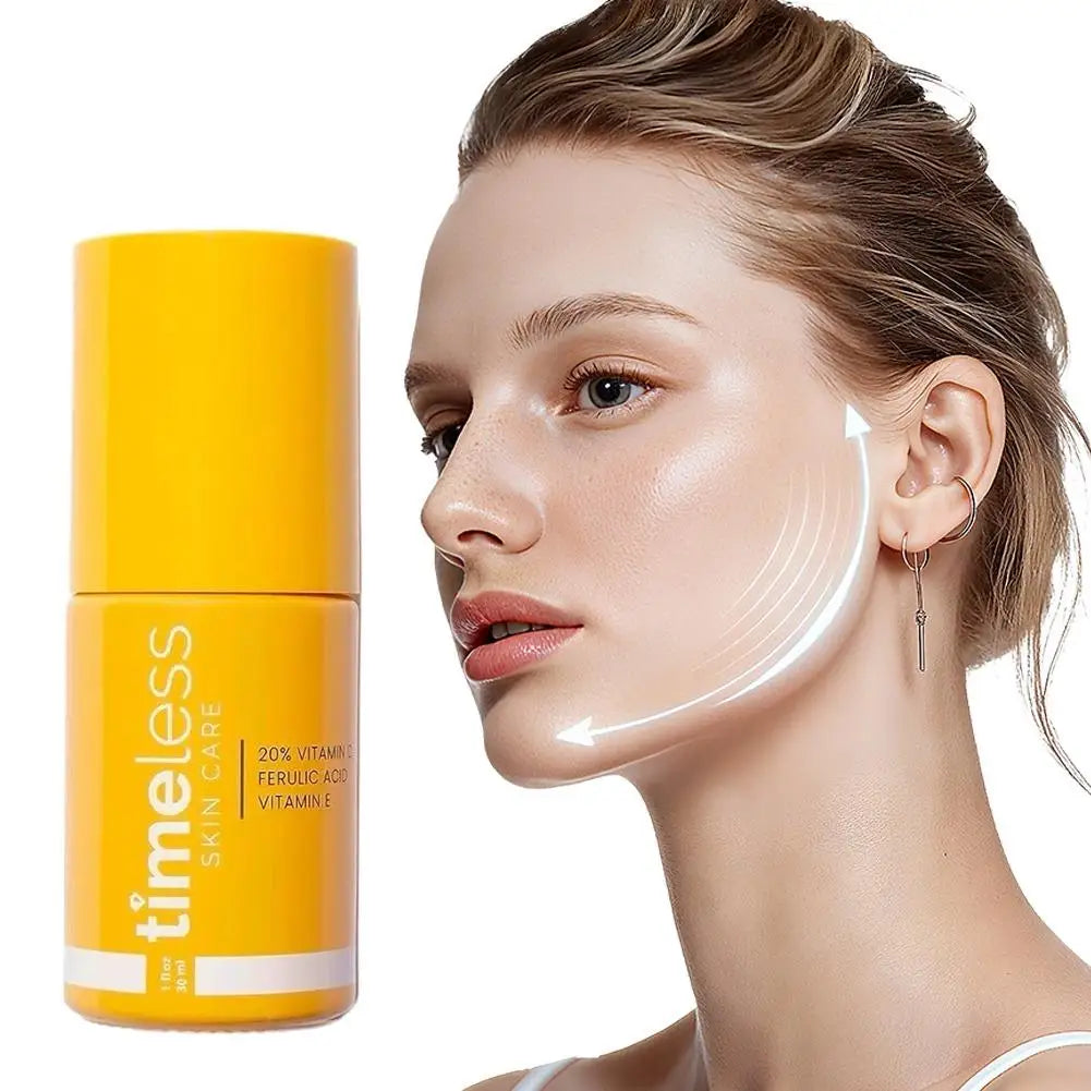 20% Vitamin C Serum with Vitamin E Ferulic Acid Orange Collagen Brightening Anti-Aging Hydrating Facial Essence 30ml Zpaxo