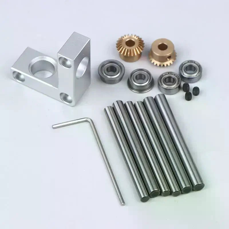 4 Mini Right Angle Rotator Small 90 Degree 1 Gearbox Bevel Gear Zpaxo