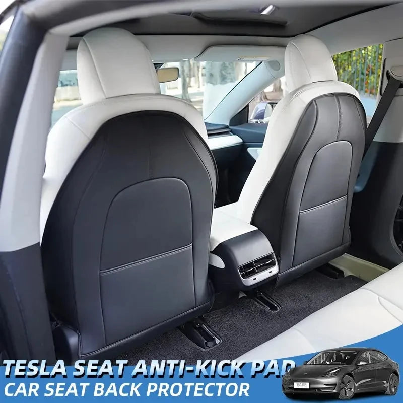 Tesla Model 3 Y Seat Back Kick Protector Backseat Mats Kids Extra