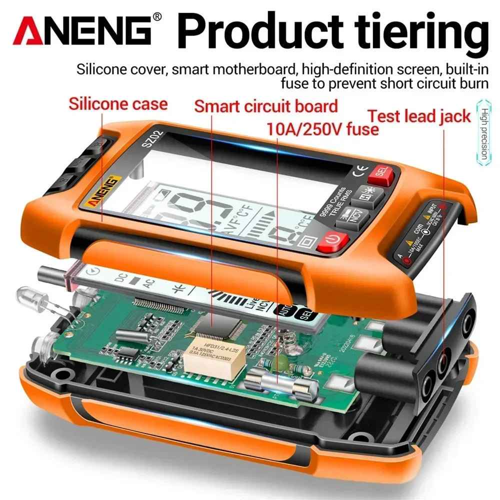 ANENG SZ01 SZ02 Digital Multimeters Counts Auto Range Vol Diode Ohm