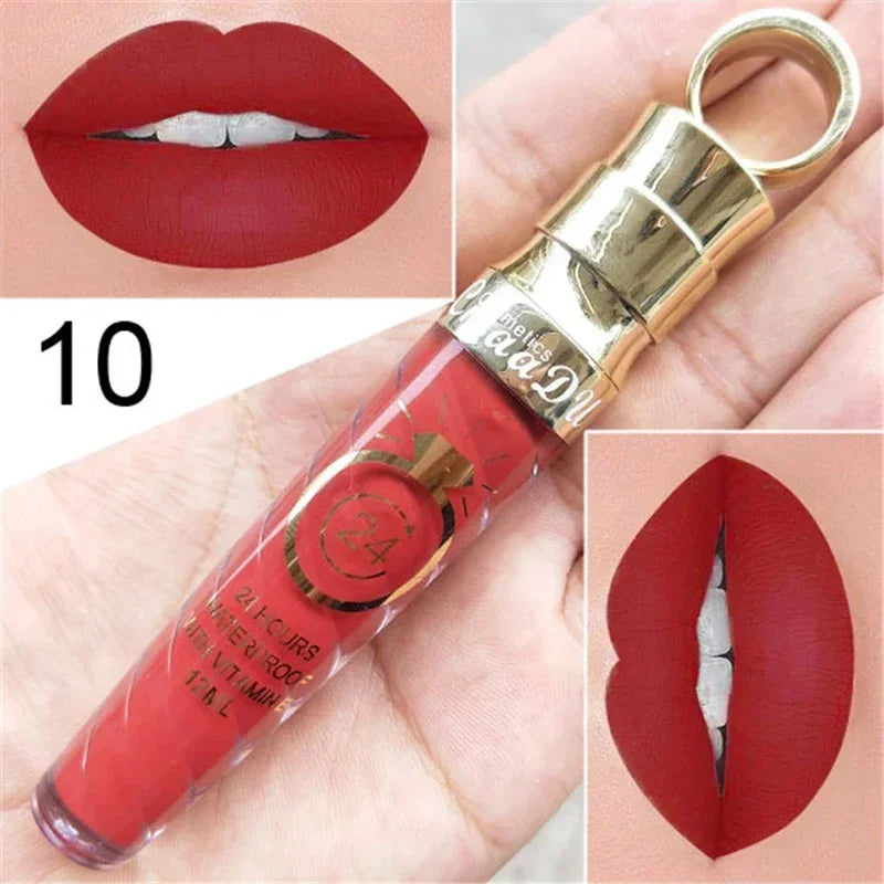 Make Up Lips Matte Liquid Lipstick Waterproof Long Lasting Sexy Zpaxo 10