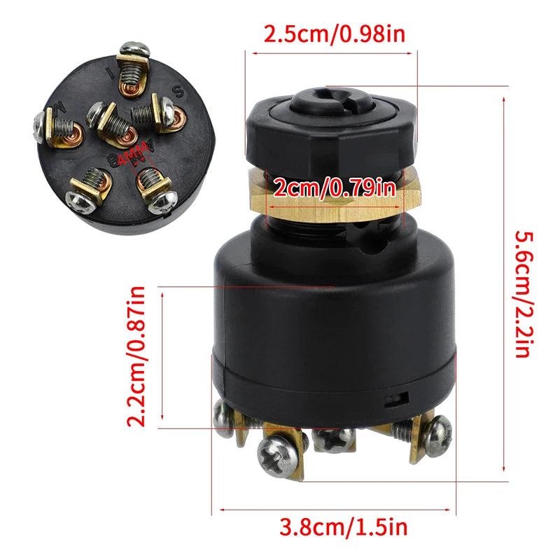 12V 3-Way Ignition Starter Switch – Mercury & Mariner Outboard