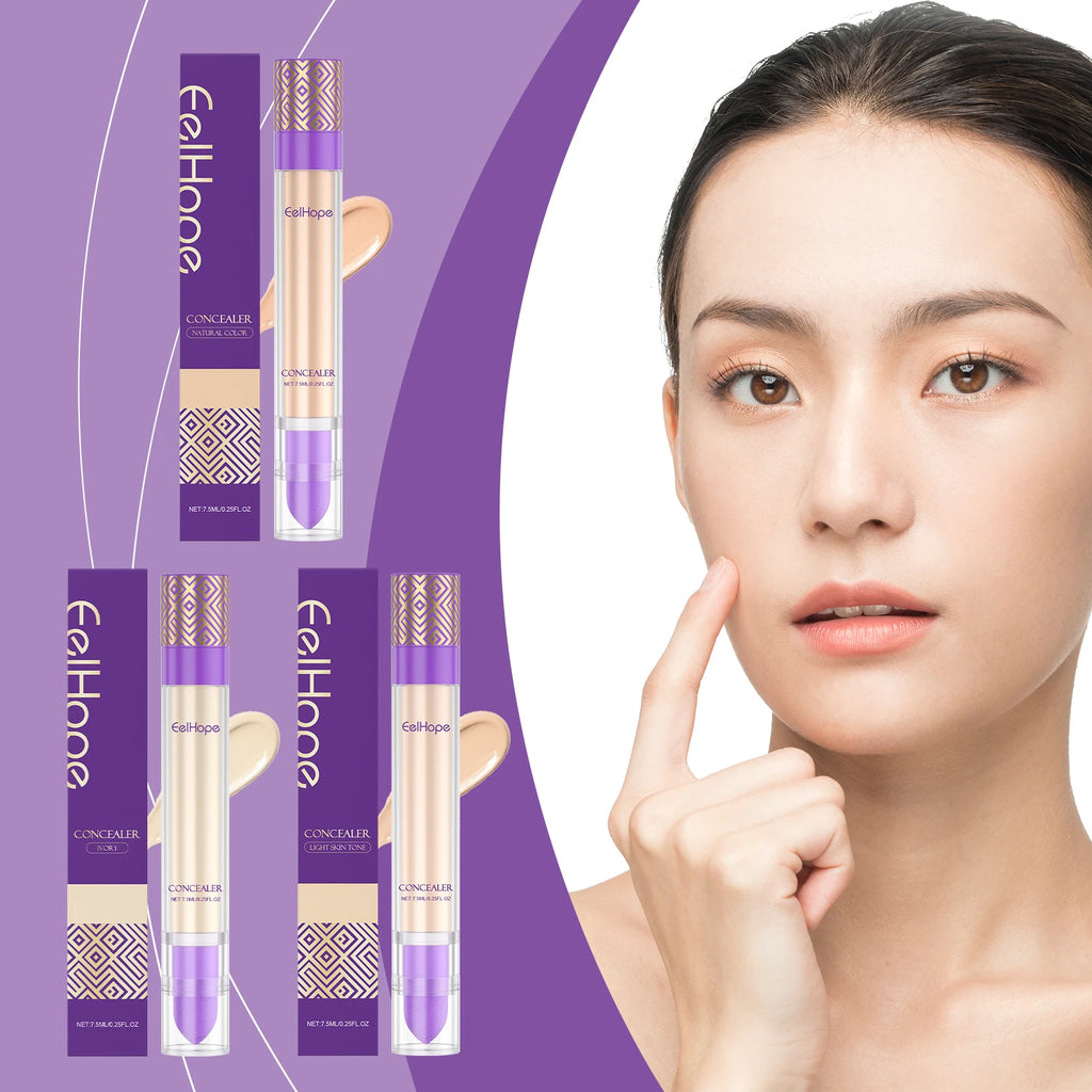 Concealer Improve Skin Elasticity Brighten Complexion Not Easy Remove Makeup Moisturizing Liquid Lightweight Dark Circle Blemish Zpaxo