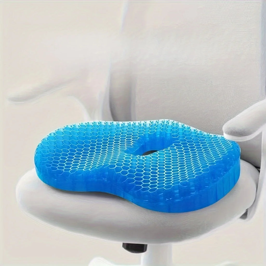 Gel Seat Cushion Pad Car Built-in Anti-slip Design Breathable Cooling