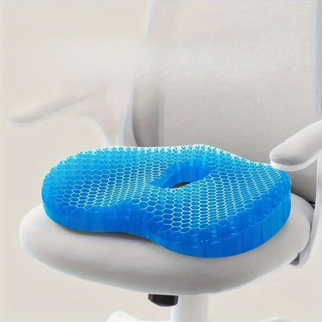 Gel Seat Cushion Pad Car Built-in Anti-slip Design Breathable Cooling