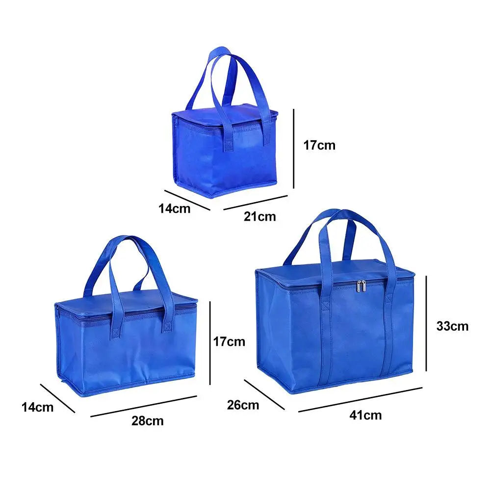 Insulated Cooler Lunch Bag S/M/L | Waterproof Thermal Tote Insulated Lunch Bag Zpaxo