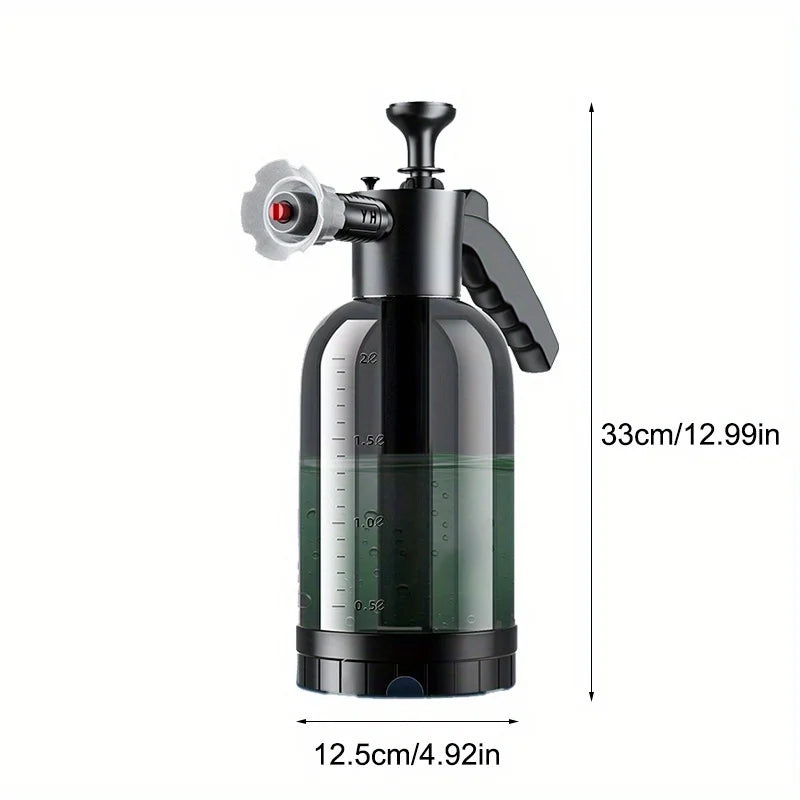 Hand Pump Foam Sprayer Snow Cannon Gun Pressure Relief Valve Car Wash