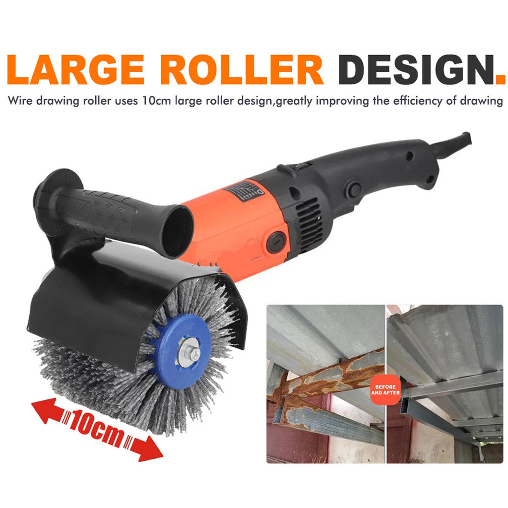 Wire Drawing Polishing M14 Efficiency Angle Grinder Polisher