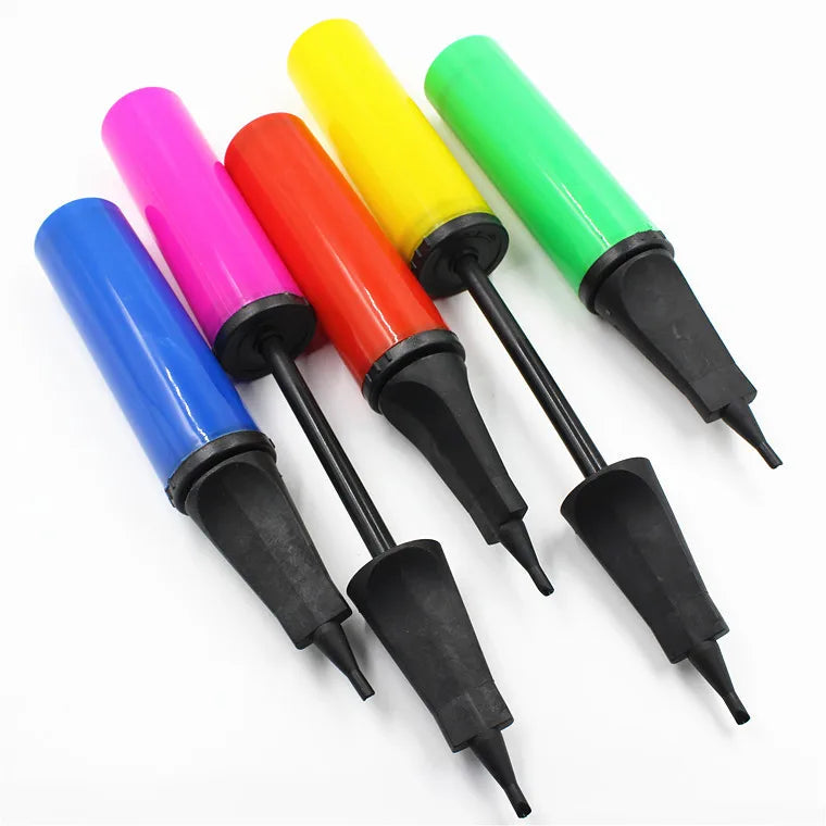 Balloon Pump Accessories Portable Inflator Random Hand Push Air