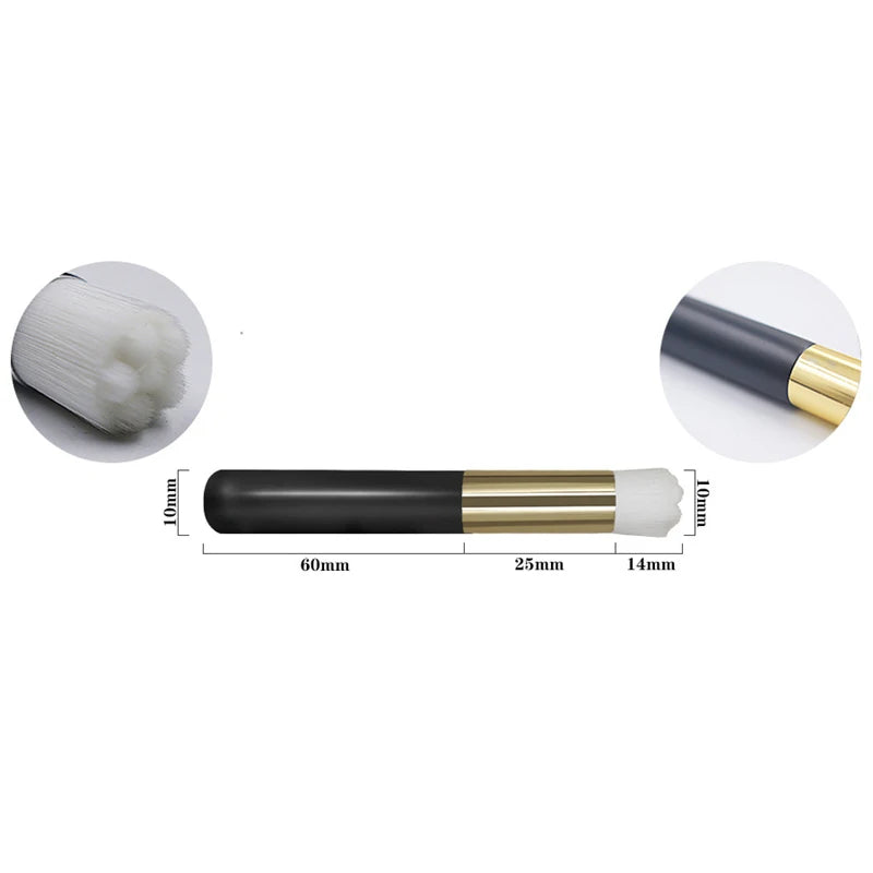 Professional Eyelash Extension Shampoo Cleaning Brush Pink Shining Eye Lash Lift Foam Cleaner Brushes Nose Face Clean Tools Zpaxo Black Flower
